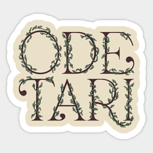 Odetari Sticker
